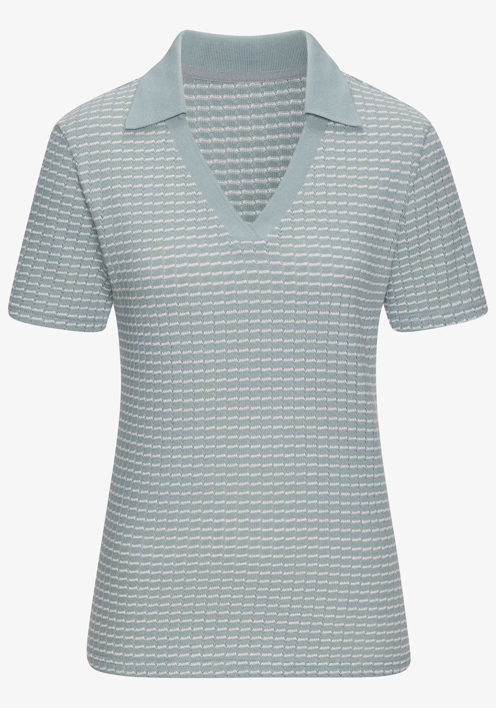 Vivance Poloshirt - aquamarin-creme