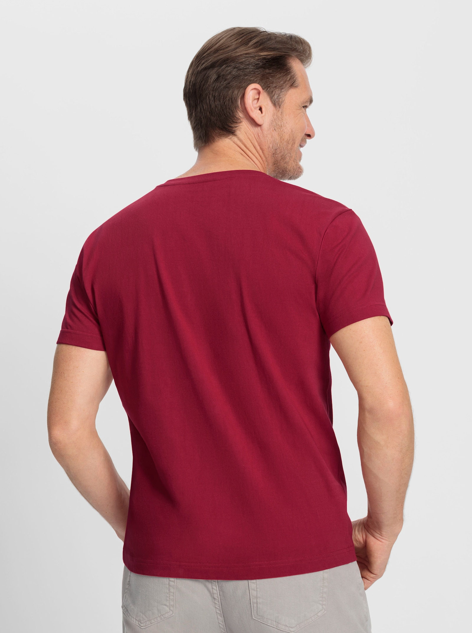 Catamaran Shirt met korte mouwen - kers