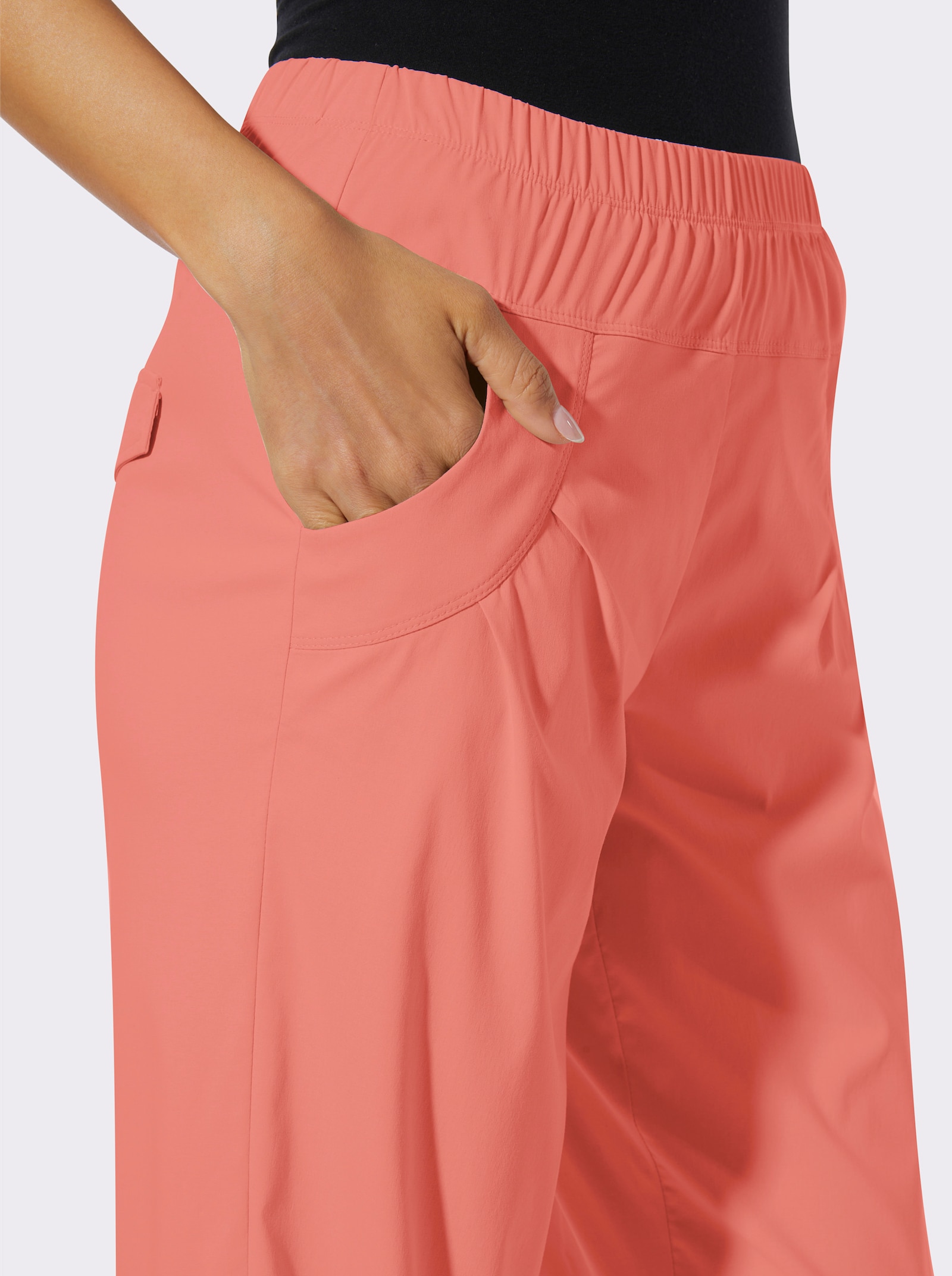 7/8-Hose in Bengalin-Qualität - koralle