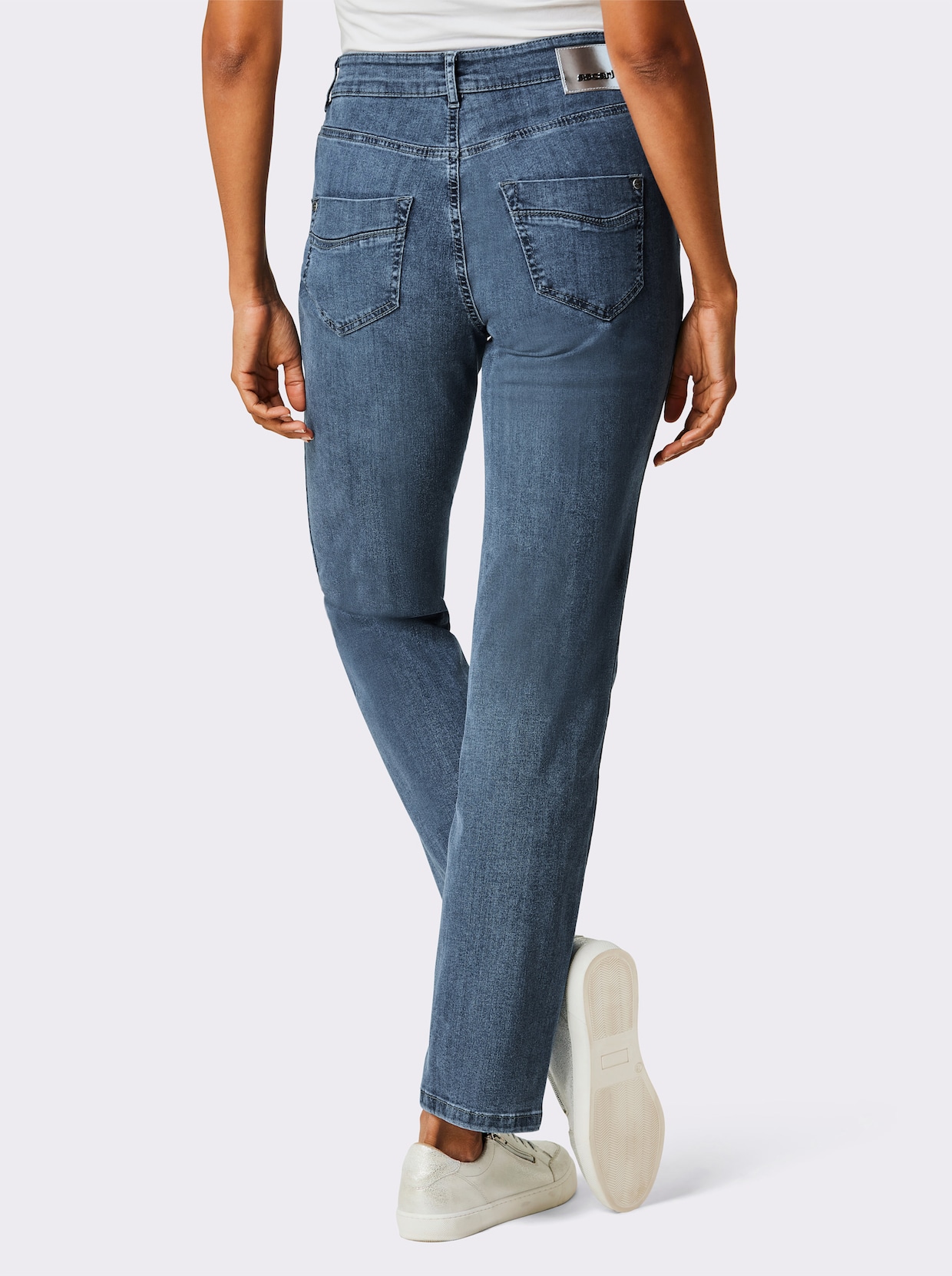 Ascari 5-Pocket-Jeans - blue-stone-washed