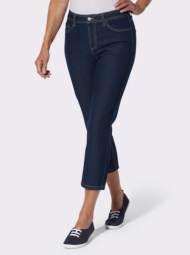 7/8-Jeans in 5-Pocket-Form - dark blue