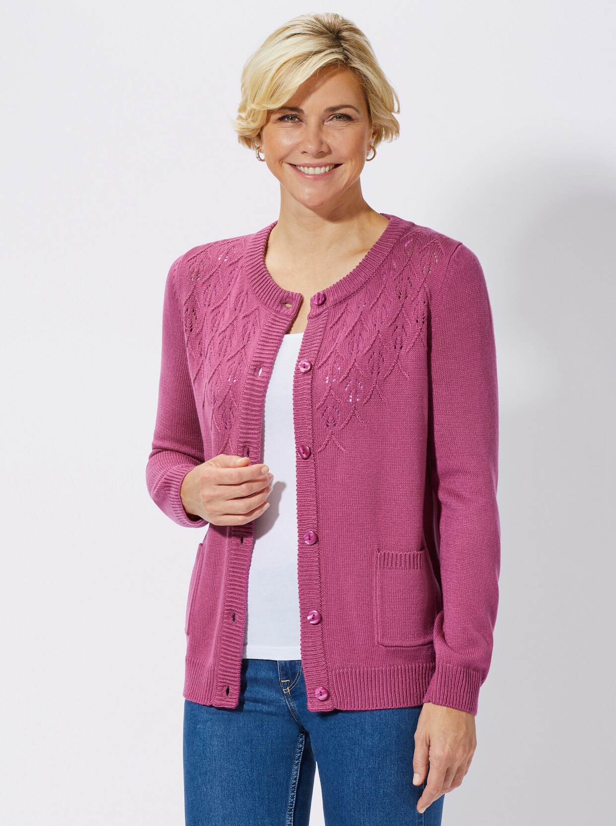 Vest - fuchsia