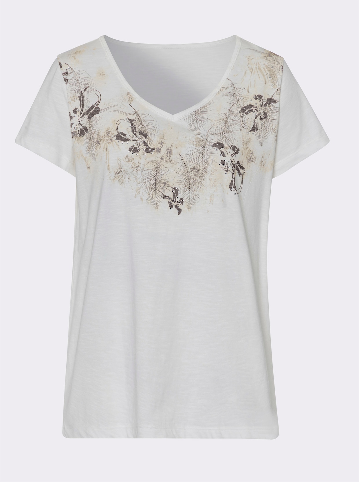 heine T-shirt imprimé - écru