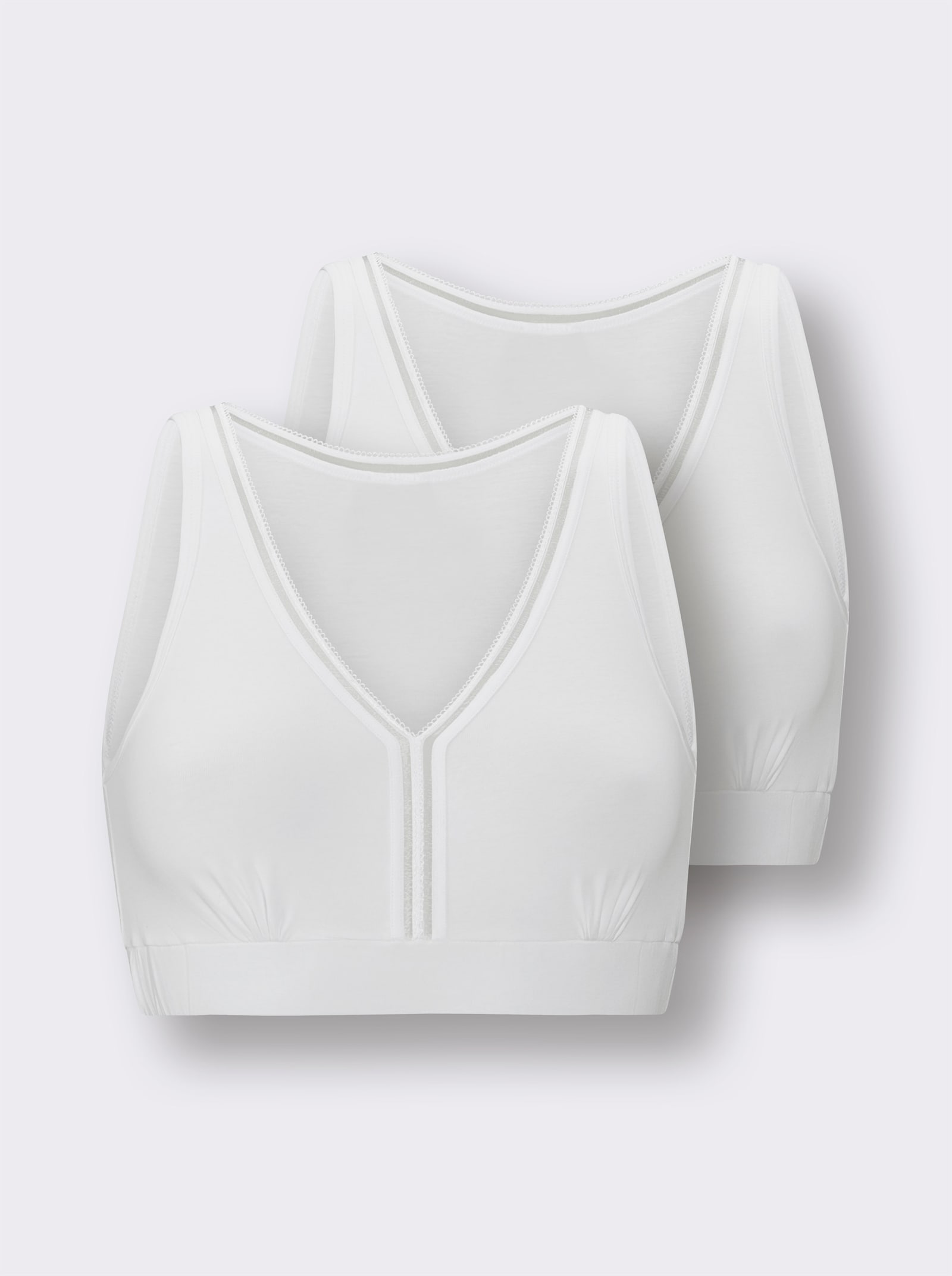 wäschepur Bustier avec bande sous la poitrine - blanc