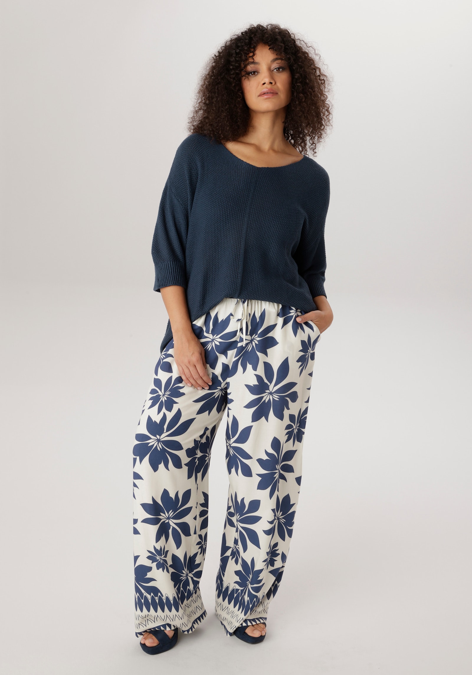 Aniston PLUS Strickpullover - marine