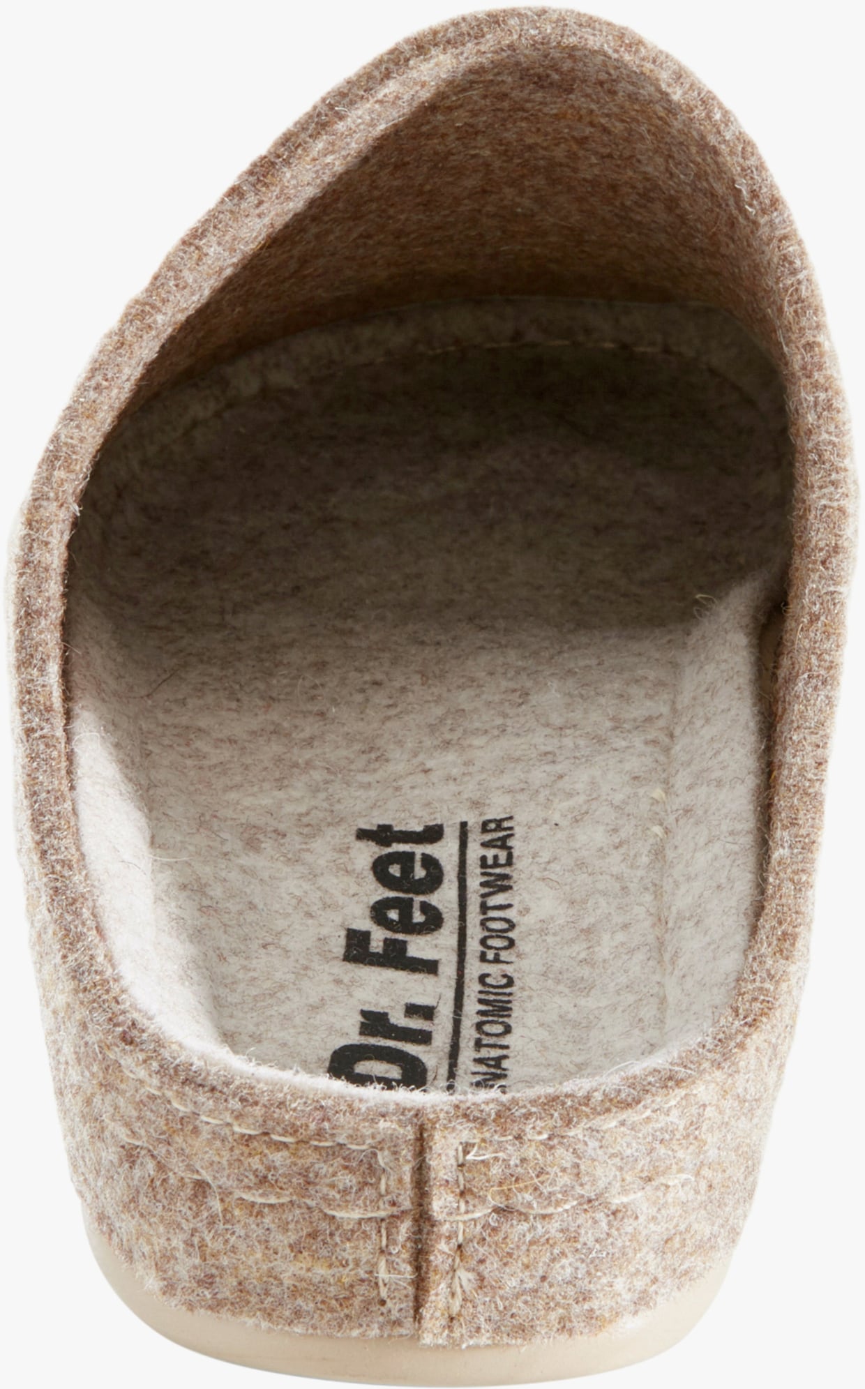 Dr. Feet huisschoenen - taupe