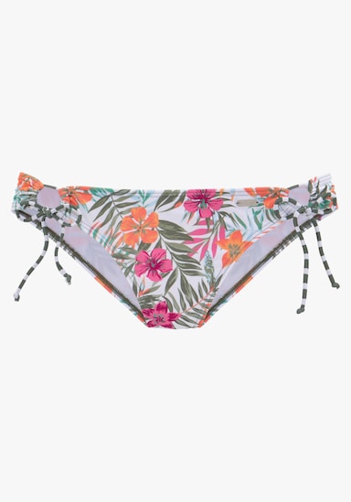 Venice Beach Bikini-Hose - weiß bedruckt