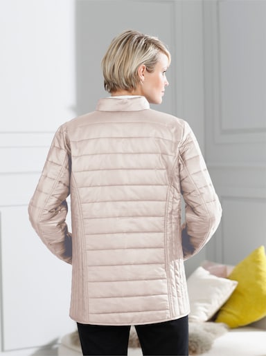 Steppjacke leicht wattiert - wollweiß