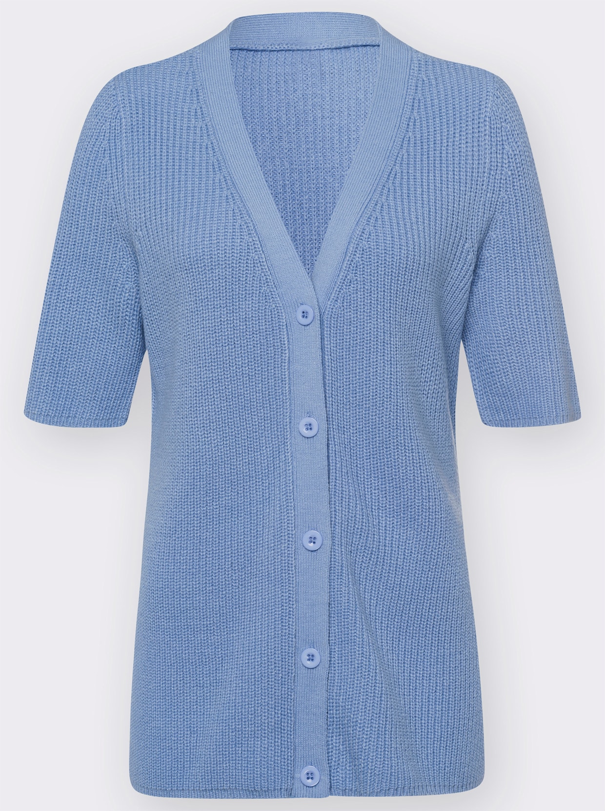 Strickjacke - blau