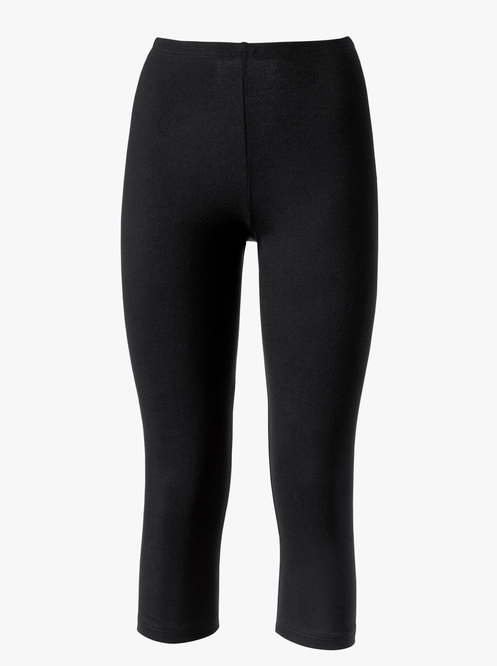 wäschepur Lange Unterhose in 3/4-Länge - schwarz