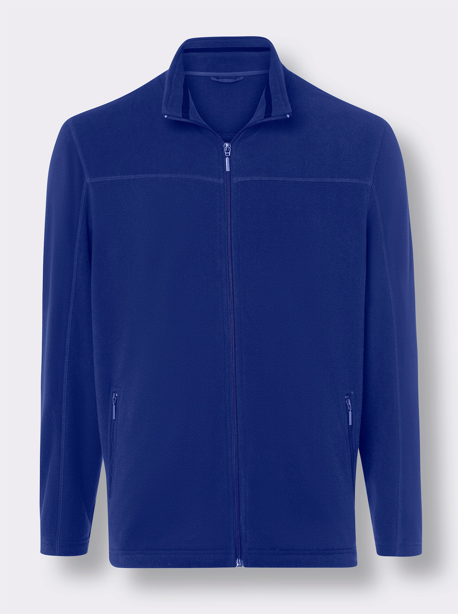 Fleece-Jacke - royalblau