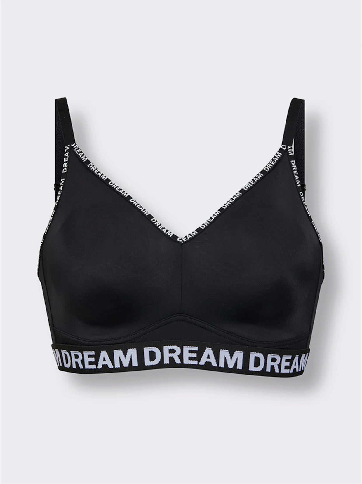 wäschepur Soutien-gorge confort sans armatures - noir