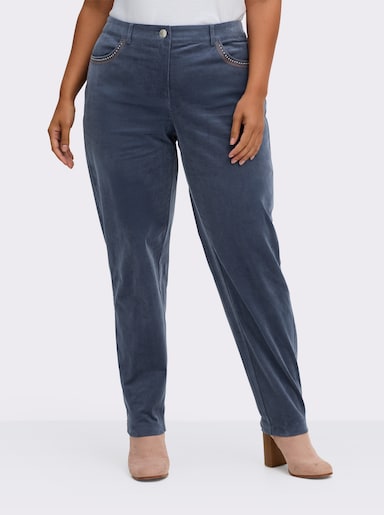 sheego Chinohose - rauchblau