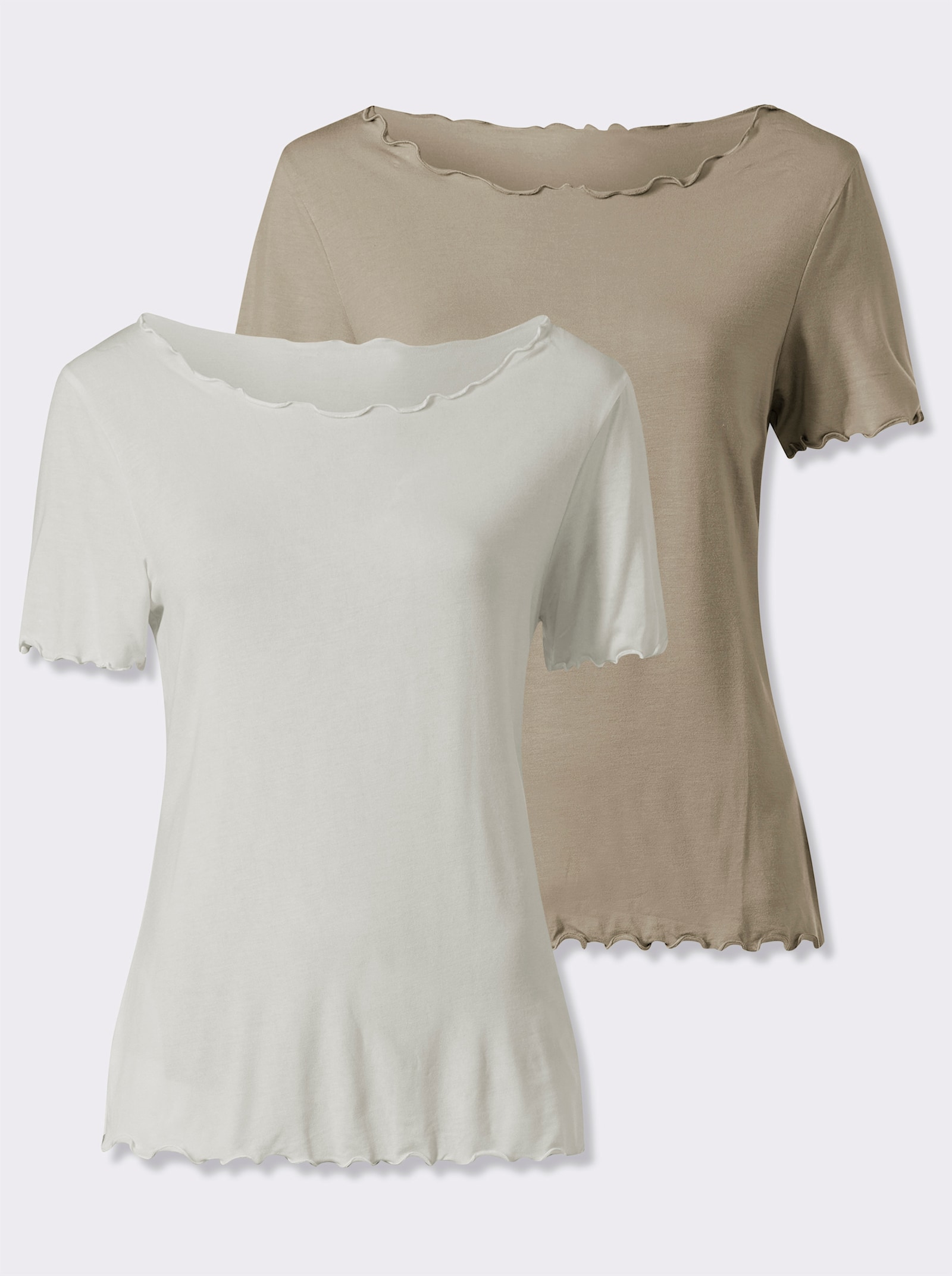 heine Shirt in set van 2 - beige/ecru