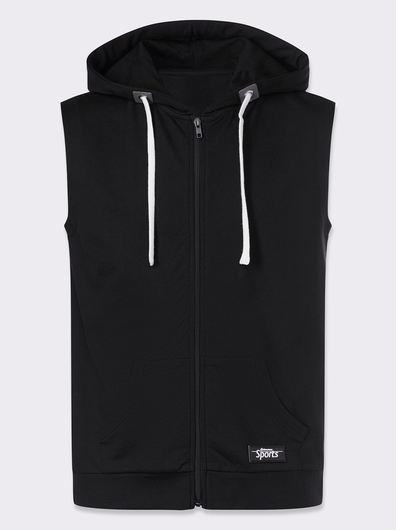 Catamaran Sports Sweatweste mit weitenregulierbarer Kapuze - schwarz