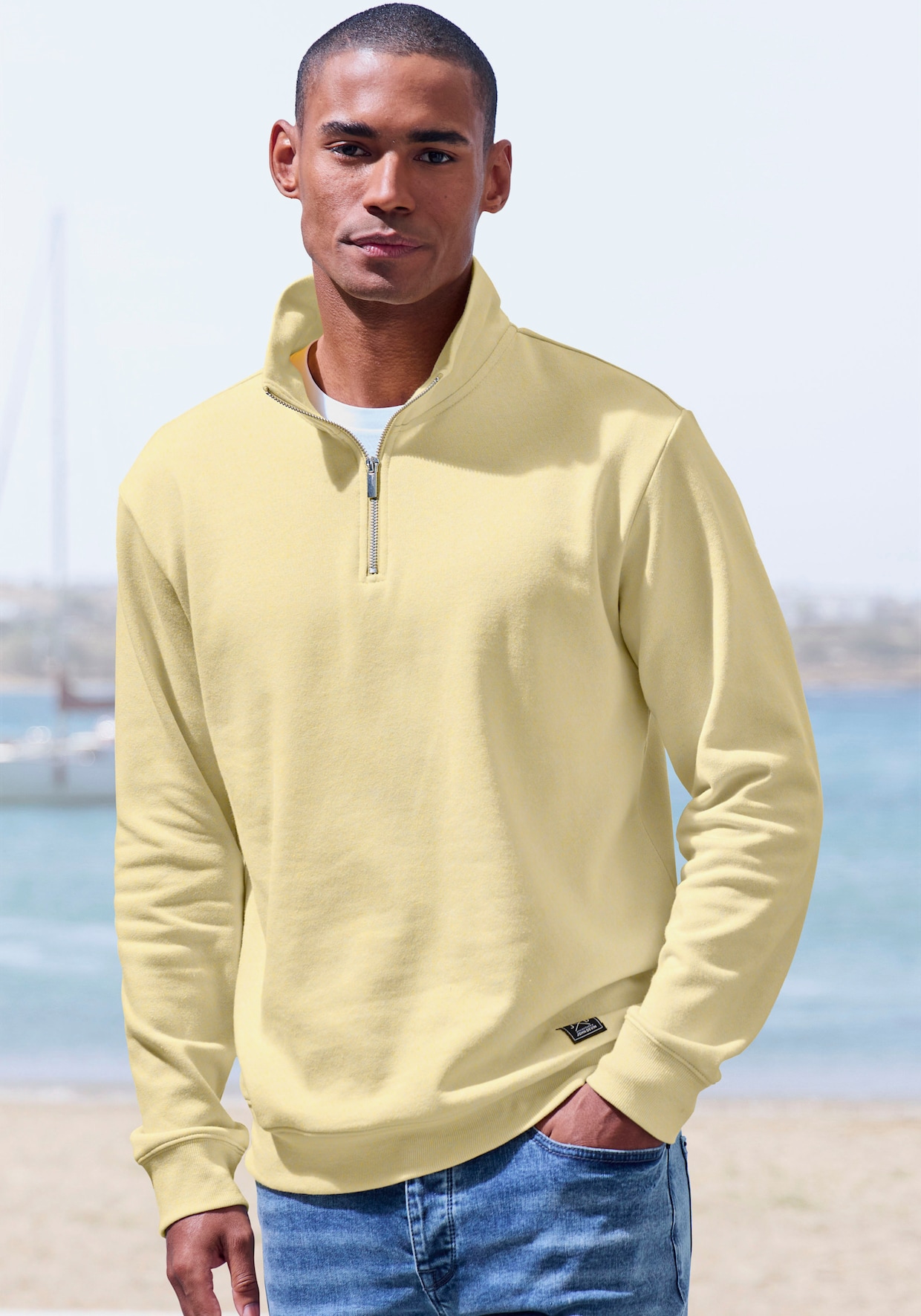 Sweatshirt - gelb