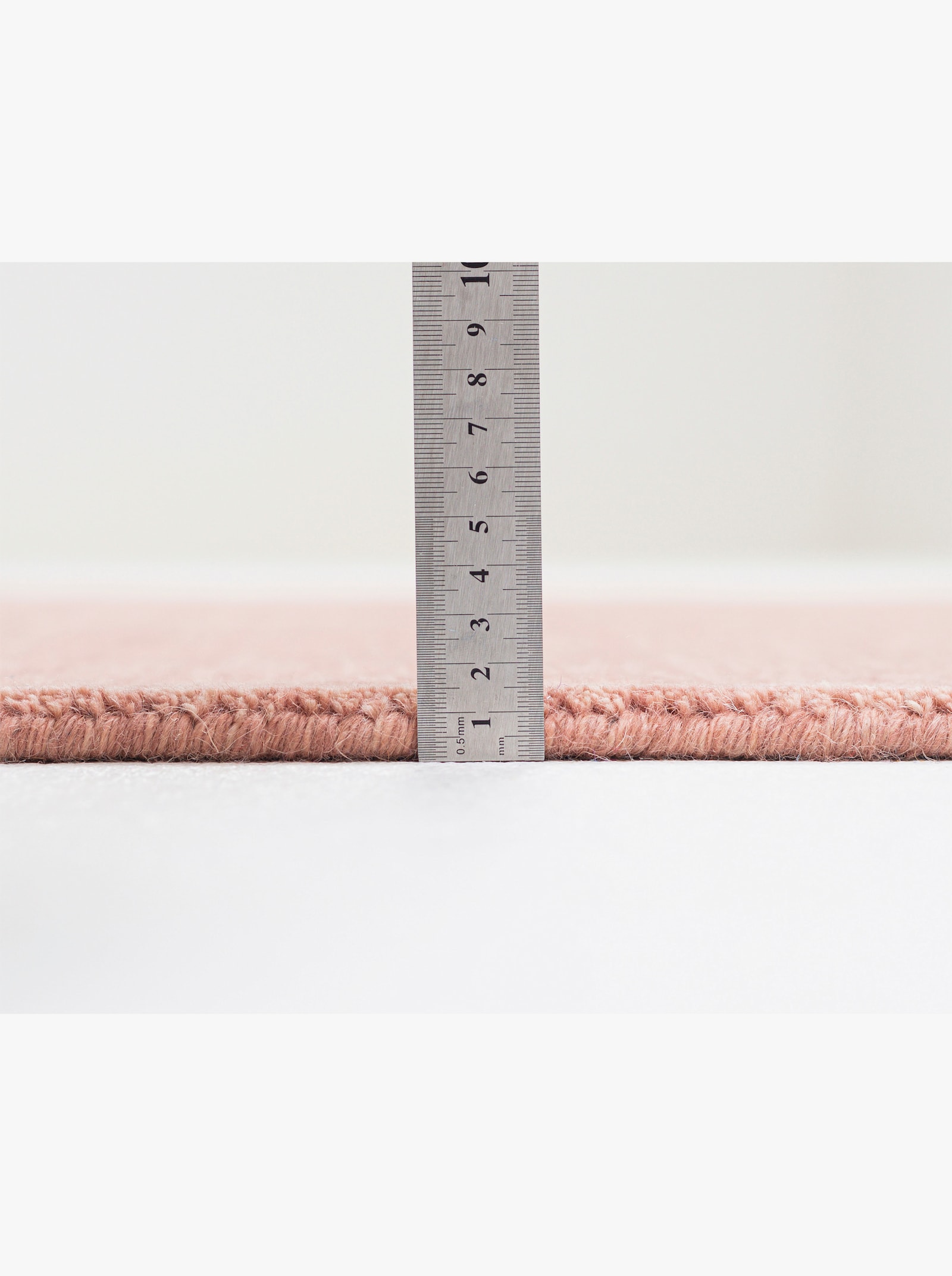 Theko Handwebteppich - rosa