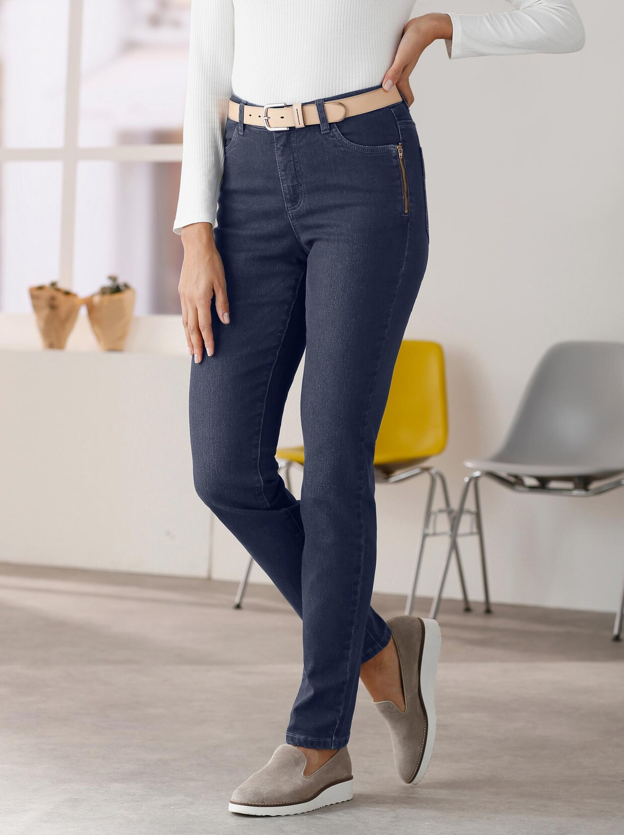 Jeans - blue-stone-washed