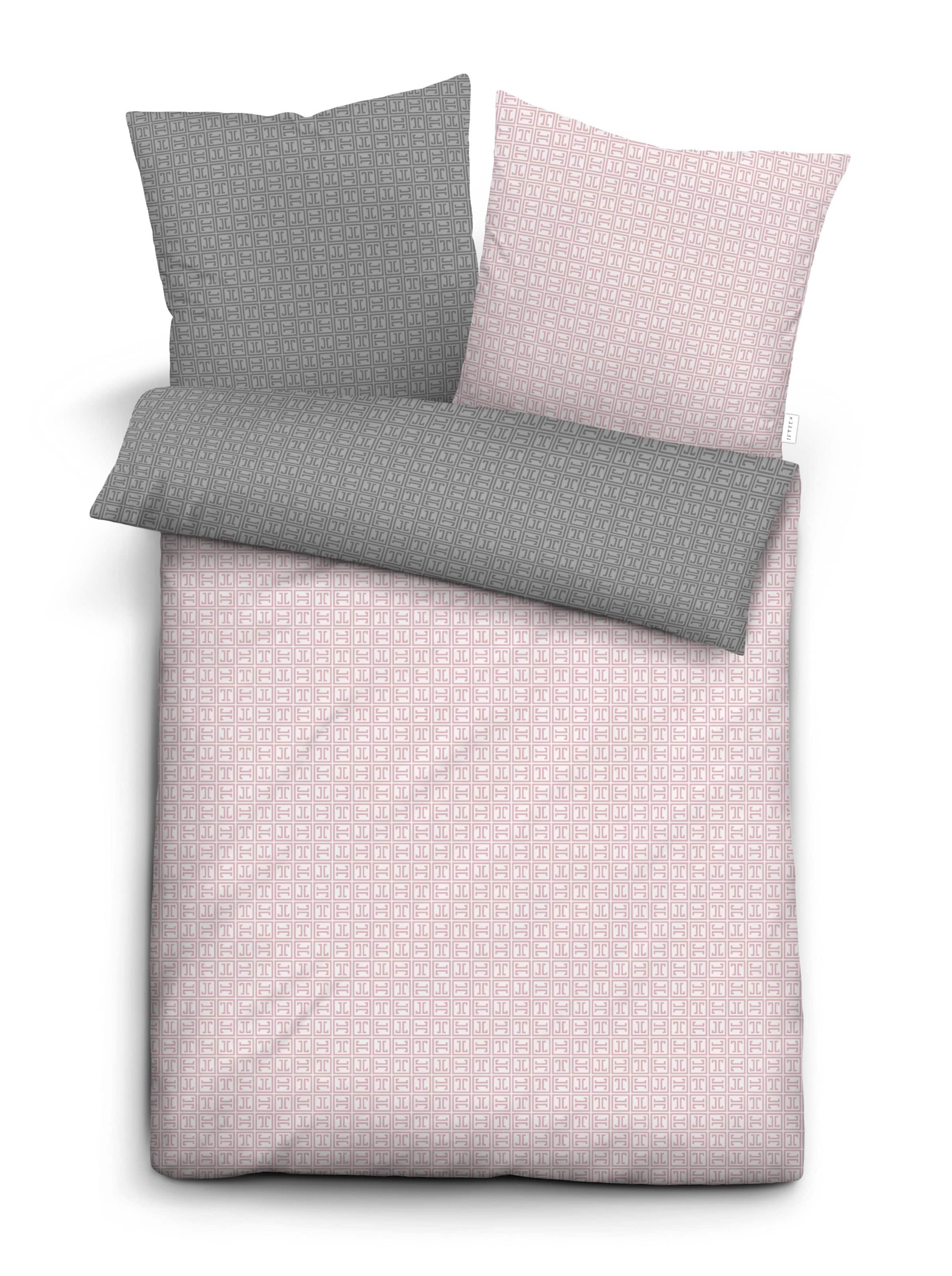 Sie Ok günstig Kaufen-Bettwäsche in rosé-grau von JETTE. Bettwäsche in rosé-grau von JETTE <![CDATA[Modern interpretiert: Bettwäsche von Jette. Die Vorder- und Rückseite der Garnitur sind unterschiedlich bedruckt: So können Sie den Look beliebig wechseln