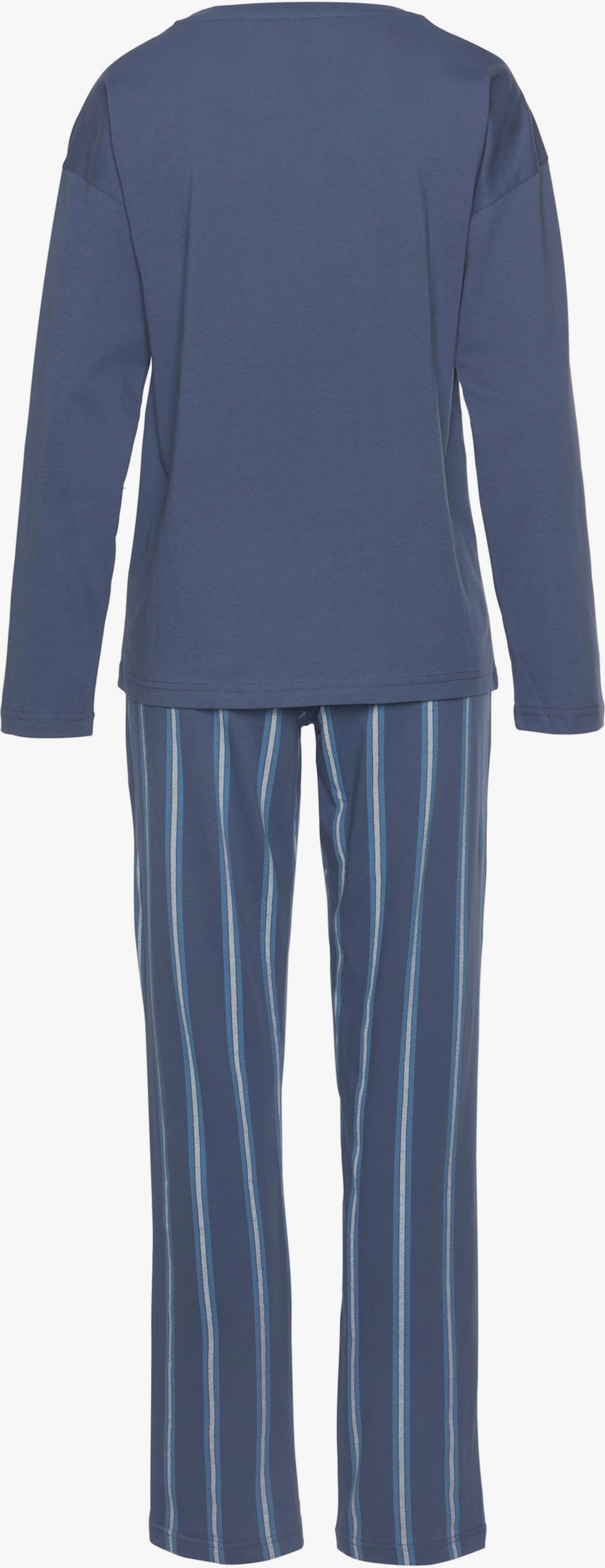 Vivance Dreams Pyjama - blau-gestreift