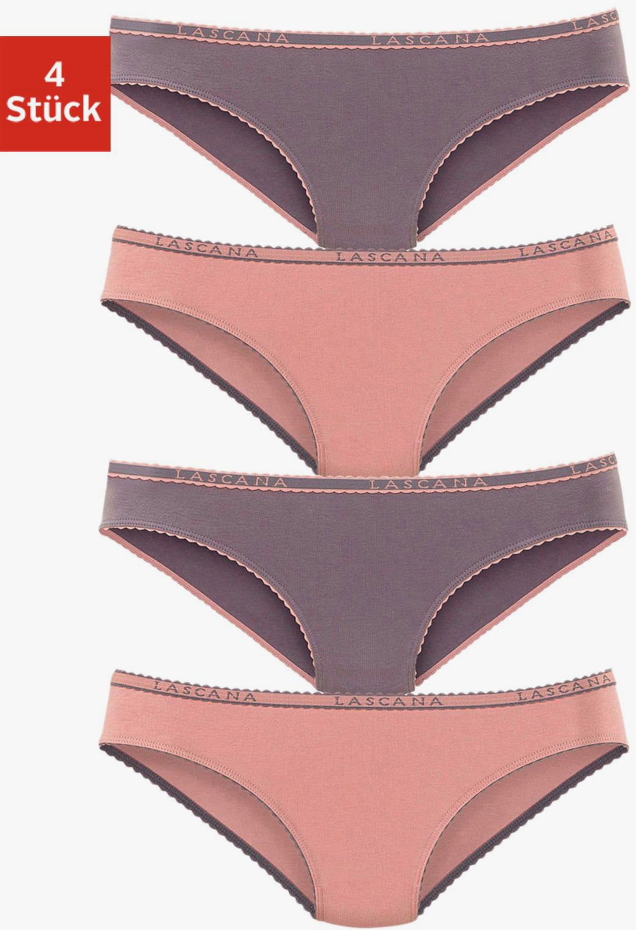 LASCANA Slip - taupe/roze