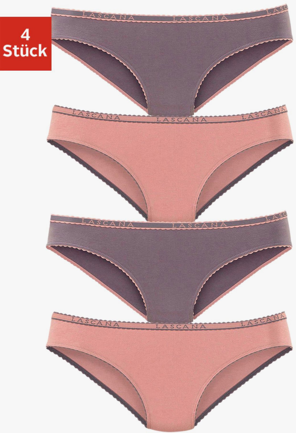 LASCANA Slip - taupe, rose