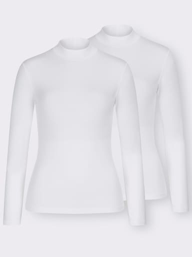 wäschepur Langarm Blazershirt - champagner