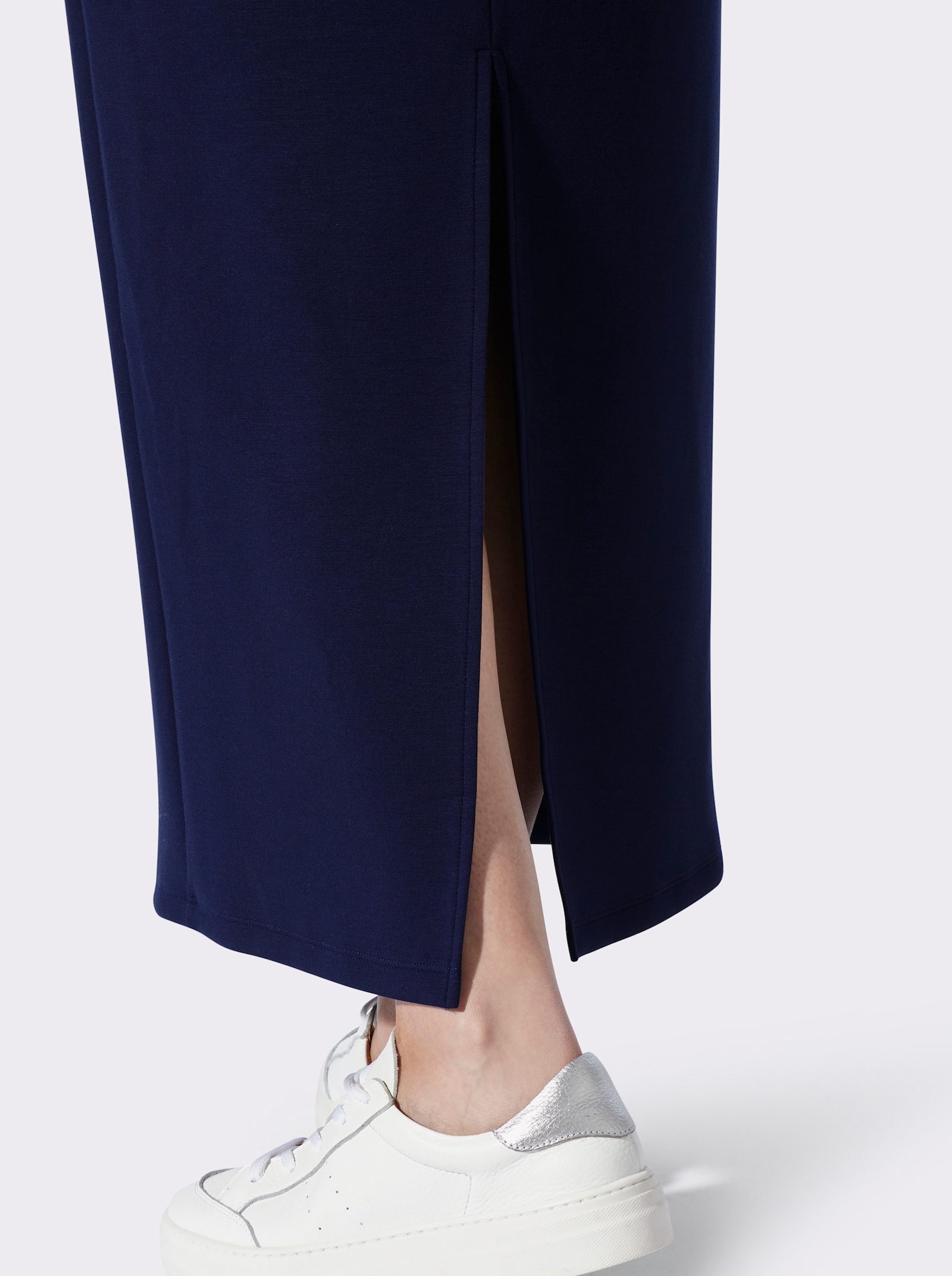 heine Sweatrok in maxilengte - marine