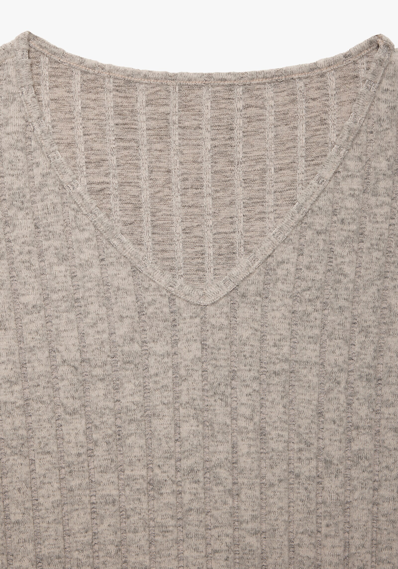 Vivance Langarmshirt - grau meliert