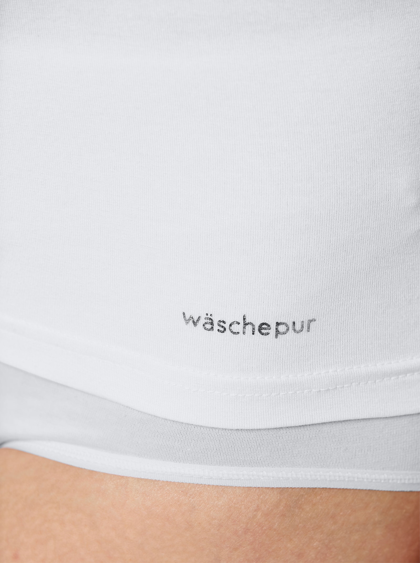 wäschepur Langarm-Shirt - weiß