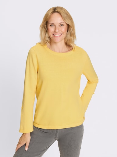 3/4 Arm-Pullover - zitrone