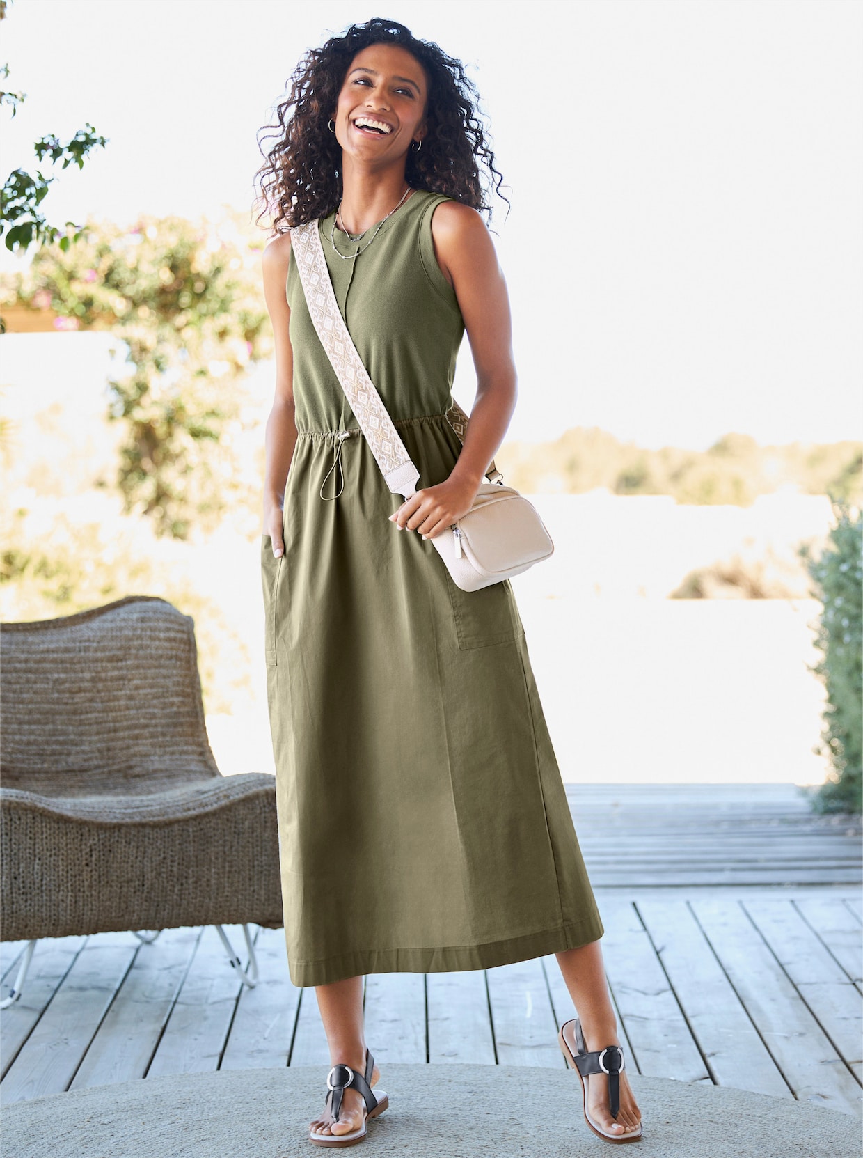 heine Freizeitkleid - khaki