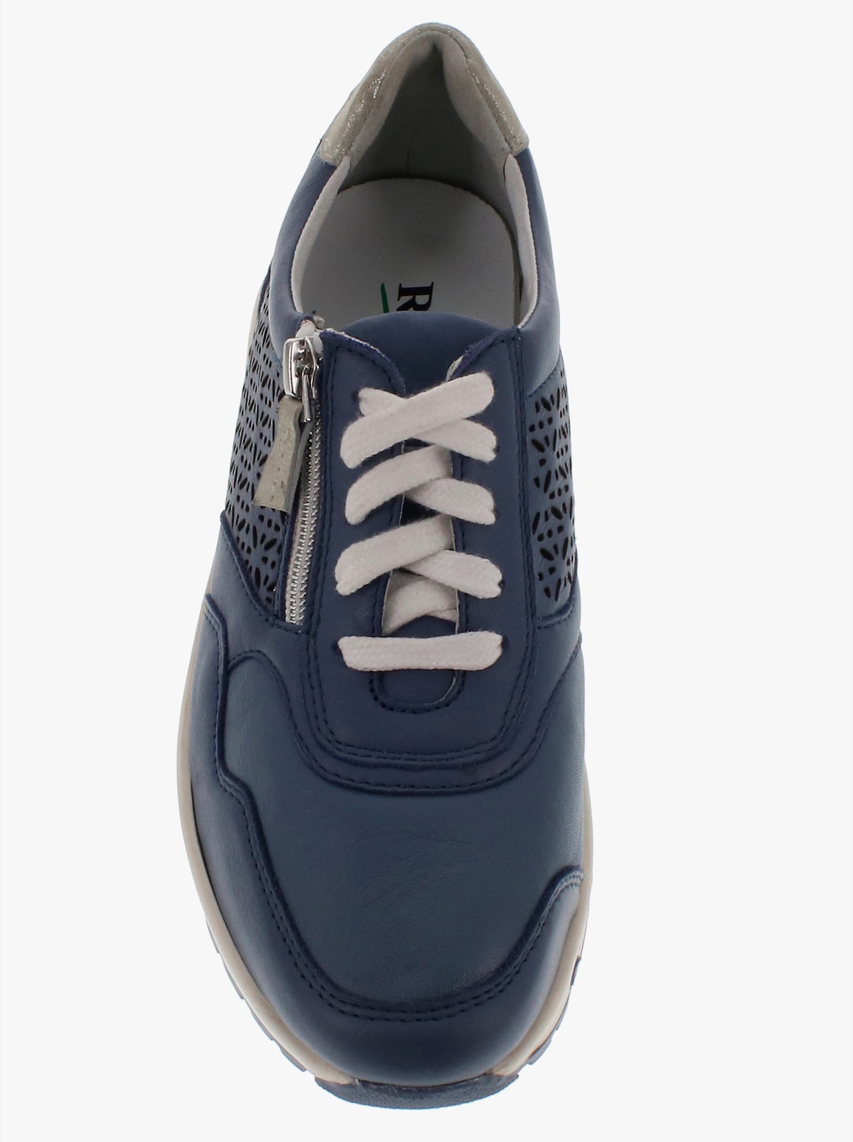 Reflexan Veterschoen, geschikt voor hallux valgus - duivenblauw