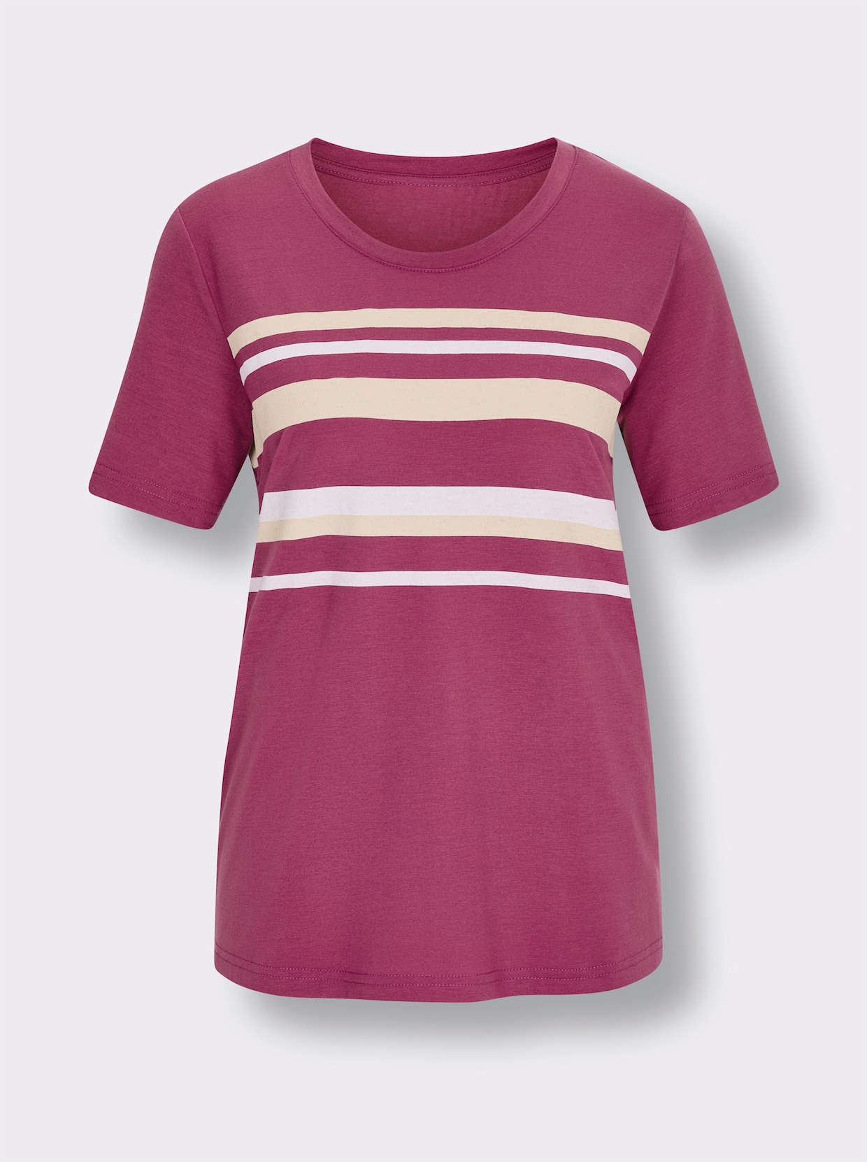 Catamaran Sports Funktionsshirt - erika-zitrone-gestreift
