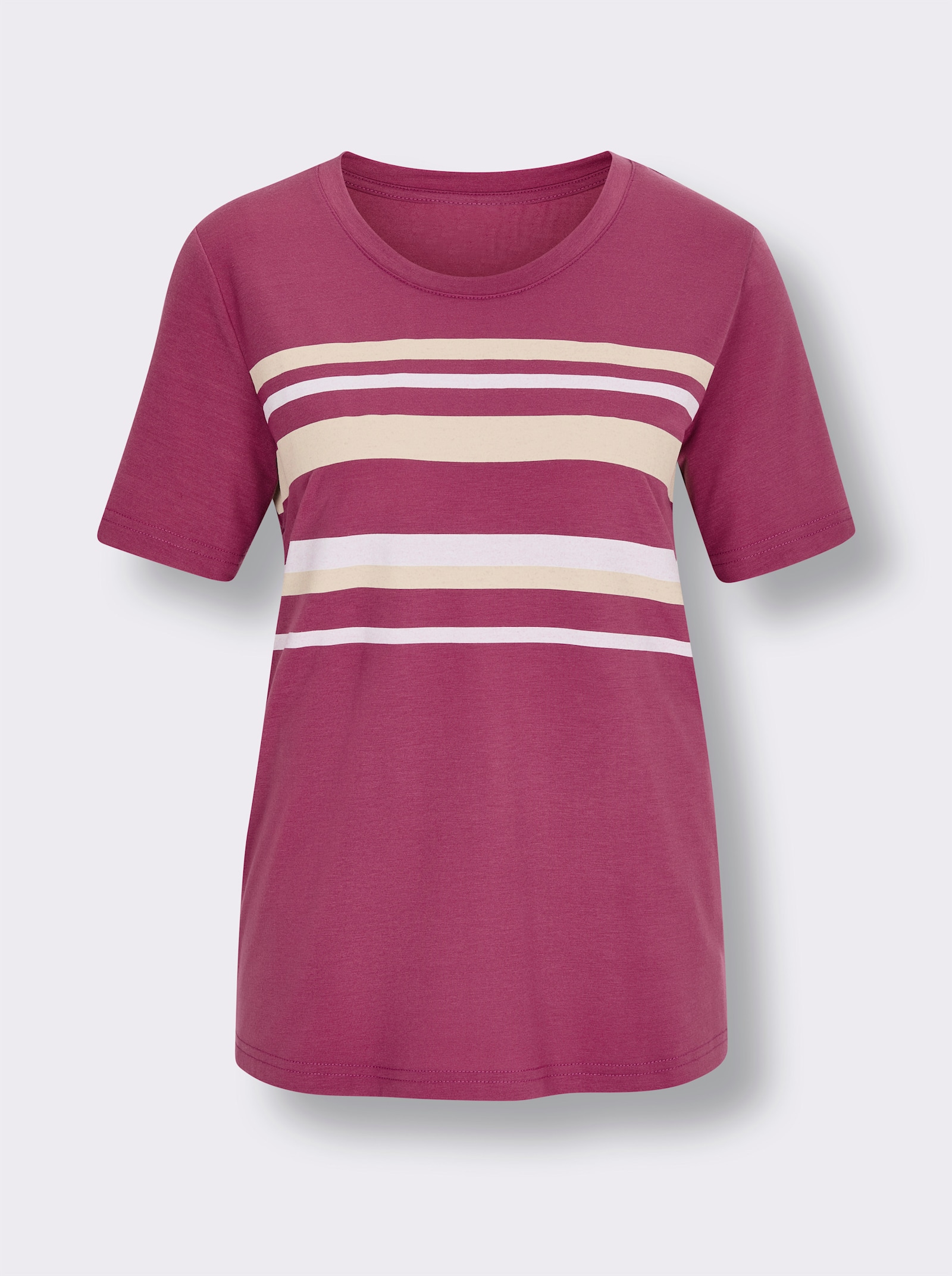 Catamaran Sports Funktionsshirt in freshnezz-Qualität - erika-zitrone-gestreift