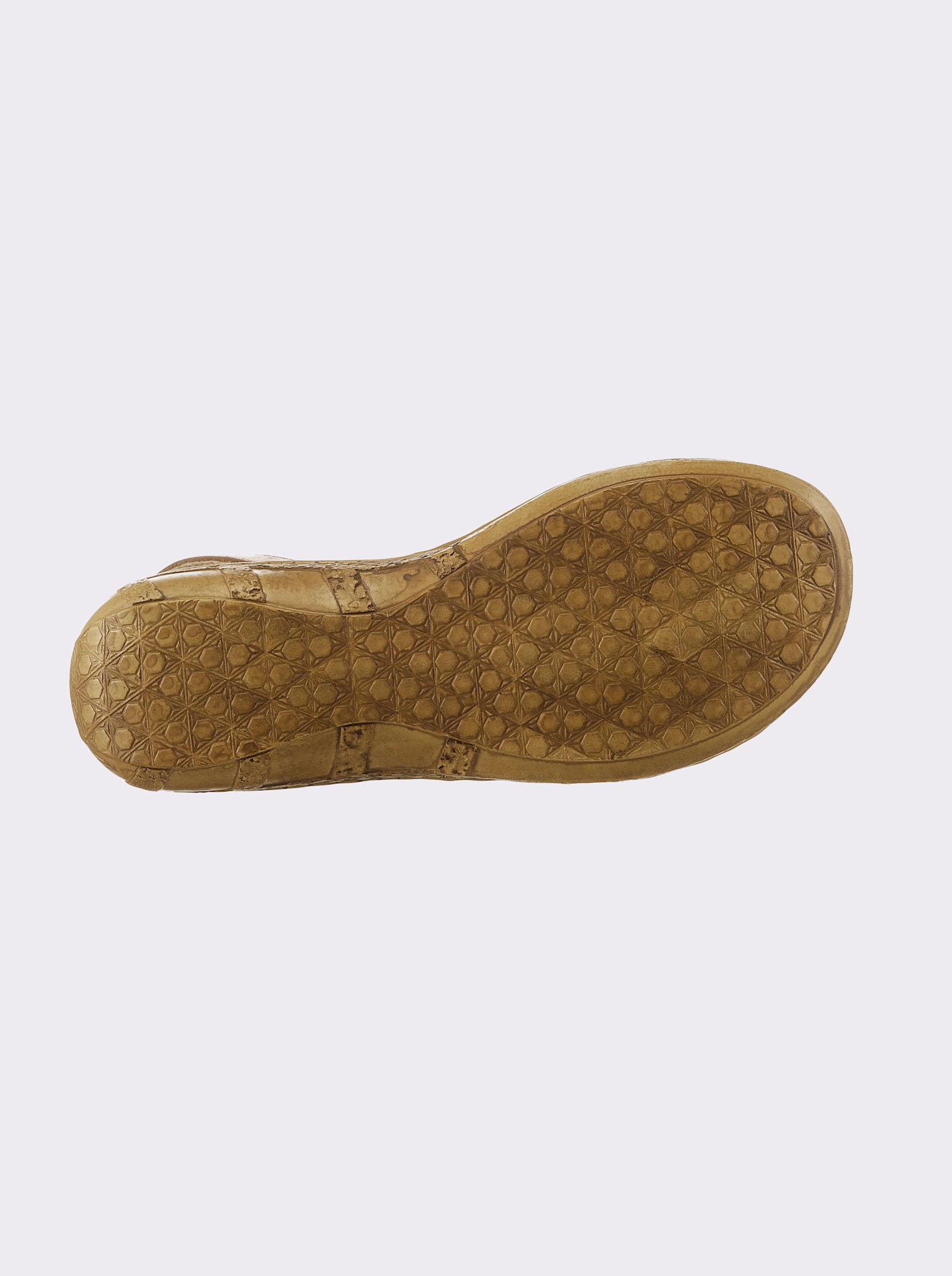 airsoft modern+ Sandale mit Klettverschluss - cognac-bunt