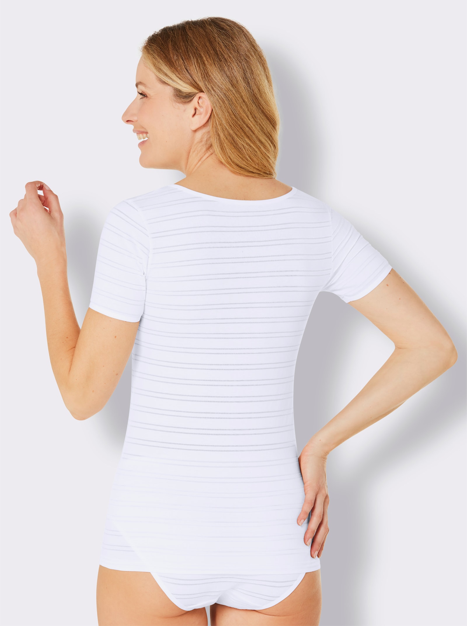 wäschepur Shirt - weiss