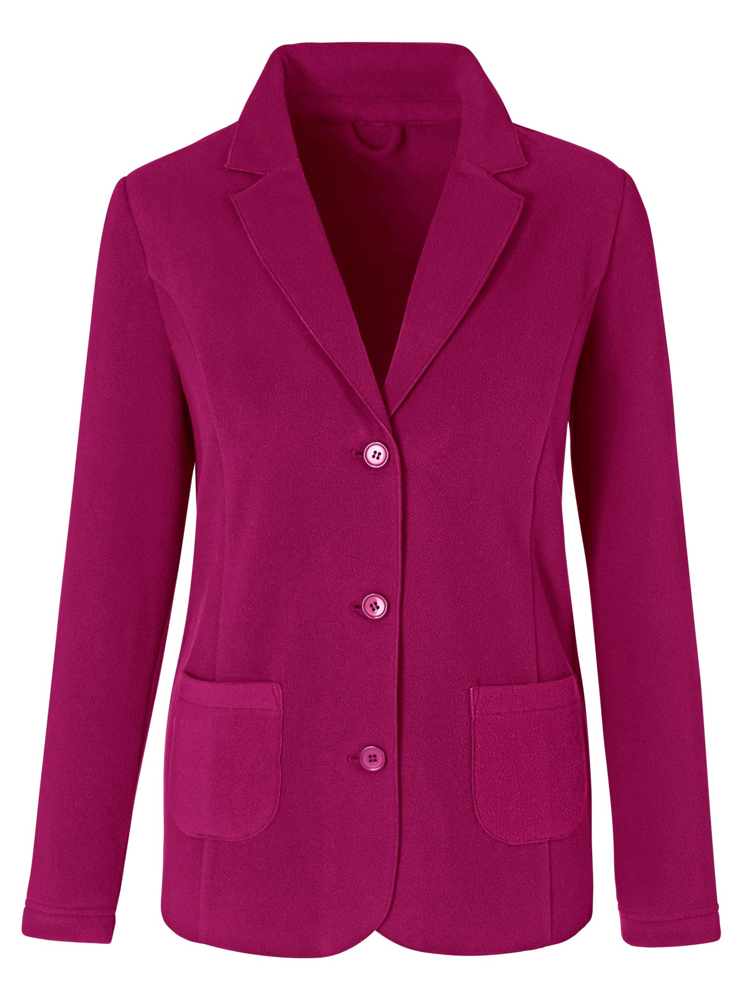 Fleece-Blazer - beere