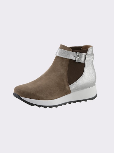 heine Bottines - taupe-couleur argenté