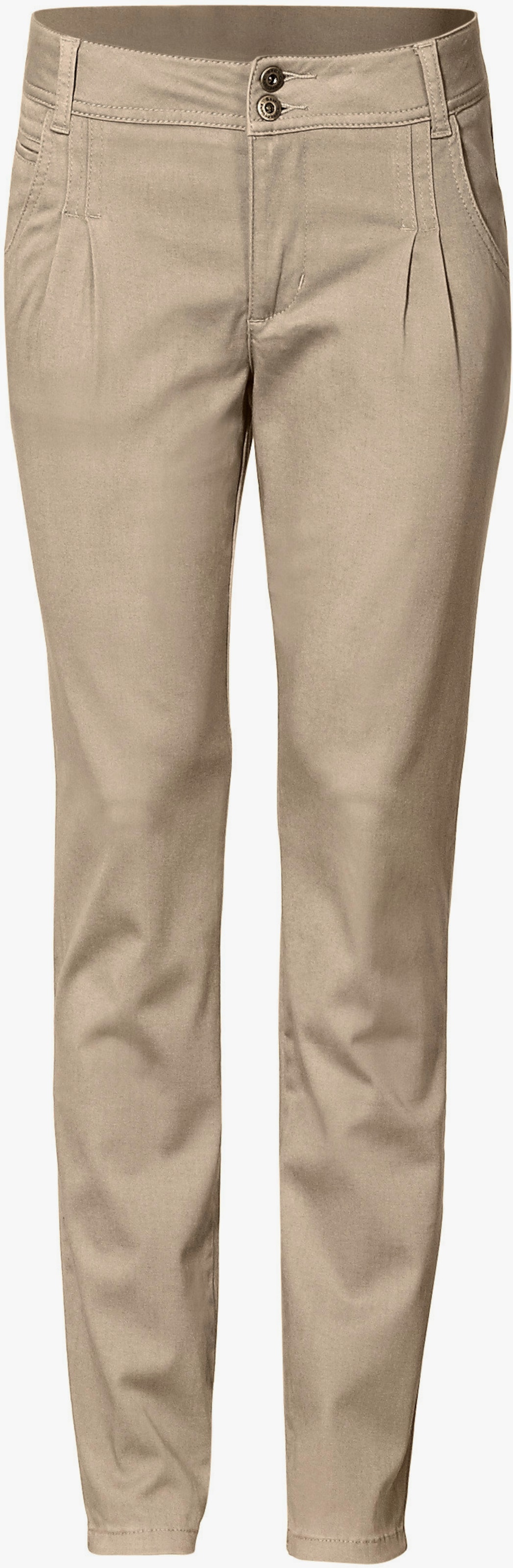 heine Pantalon chino, coupe carotte - sable