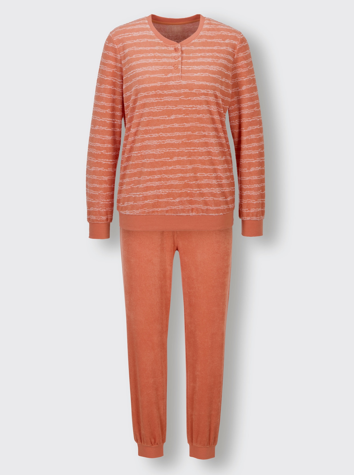 wäschepur Pyjama - papaja/ecru