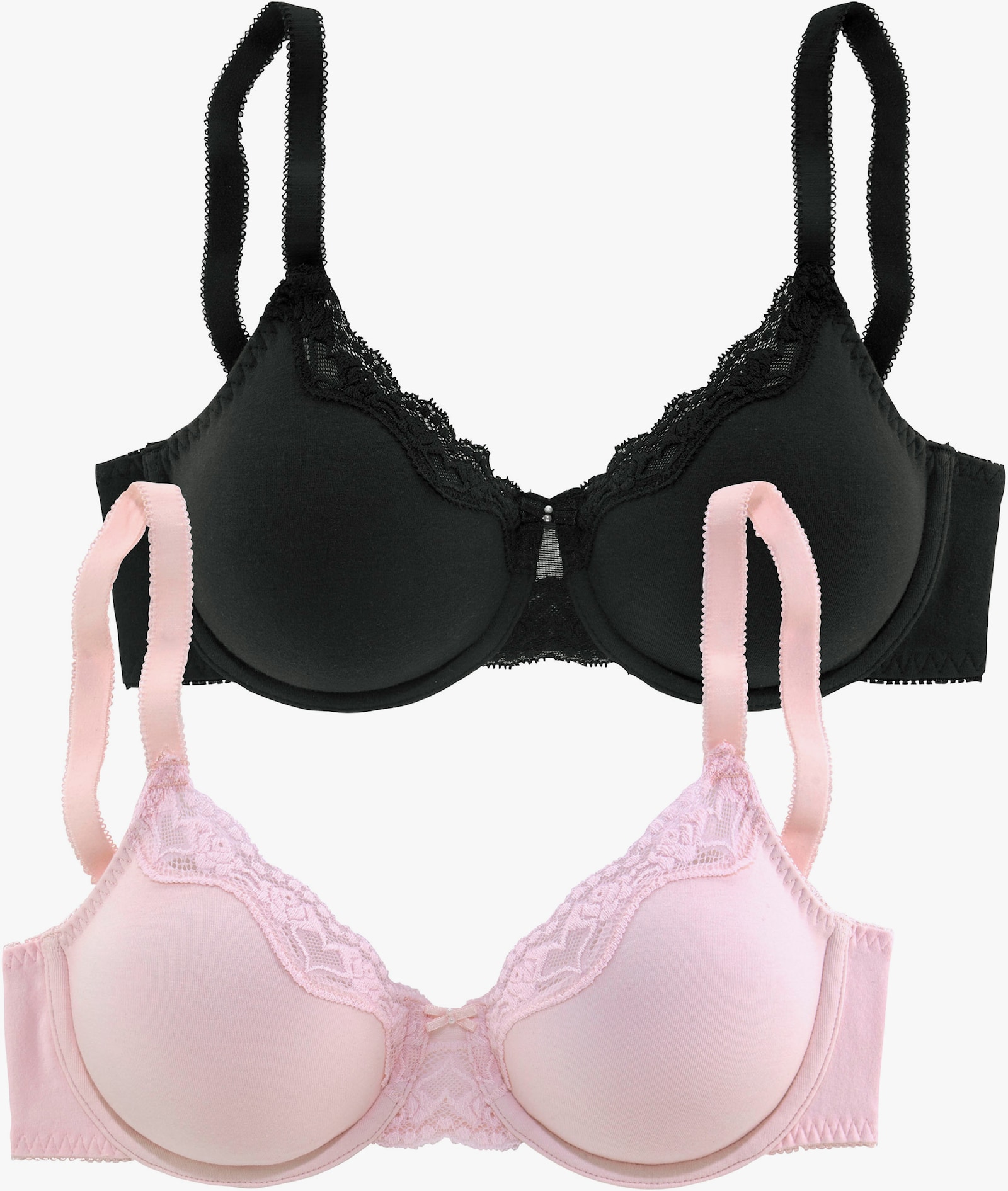 petite fleur Soutien-gorge à armatures - poudre + noir