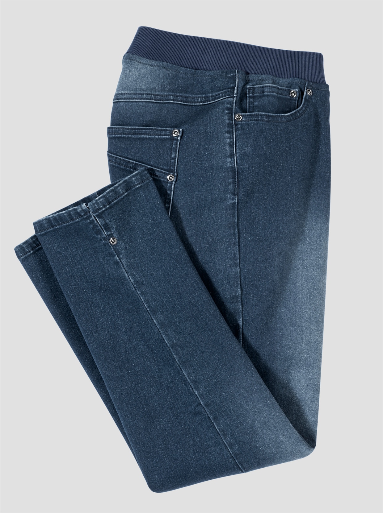 7/8-Jeans - blue-stone-washed