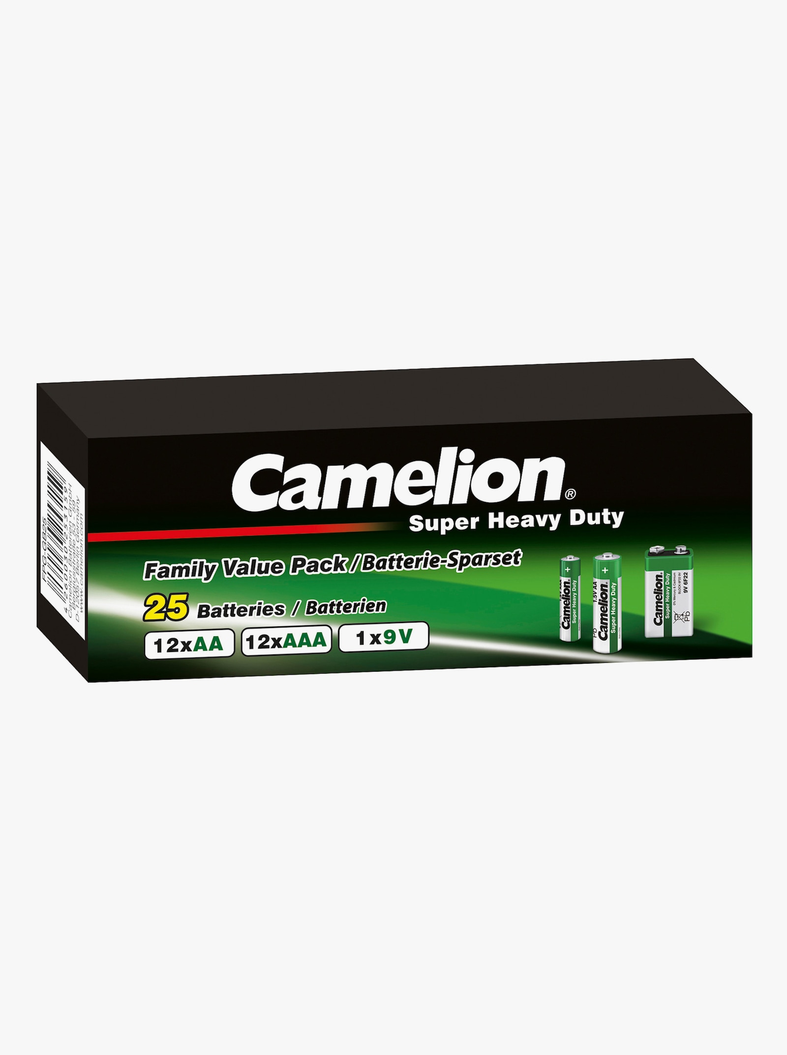 Batterien - grau + grün