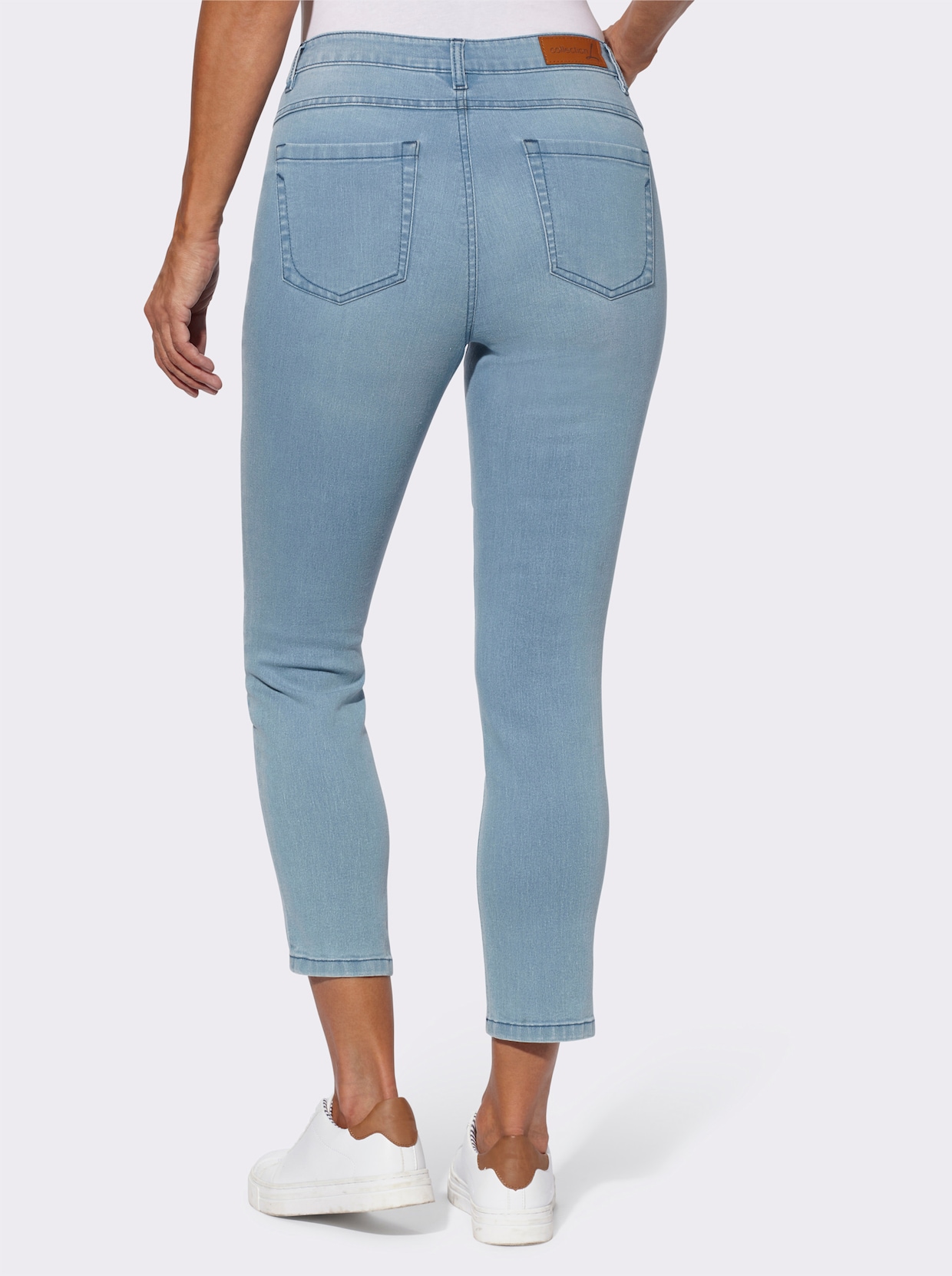 Ankle jeans - blue-bleached