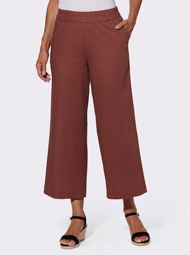 Jupe-culotte - marron rouge