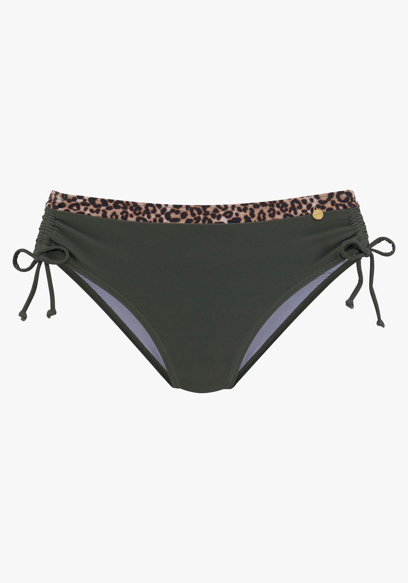 LASCANA Bikini-Hose - oliv-leo