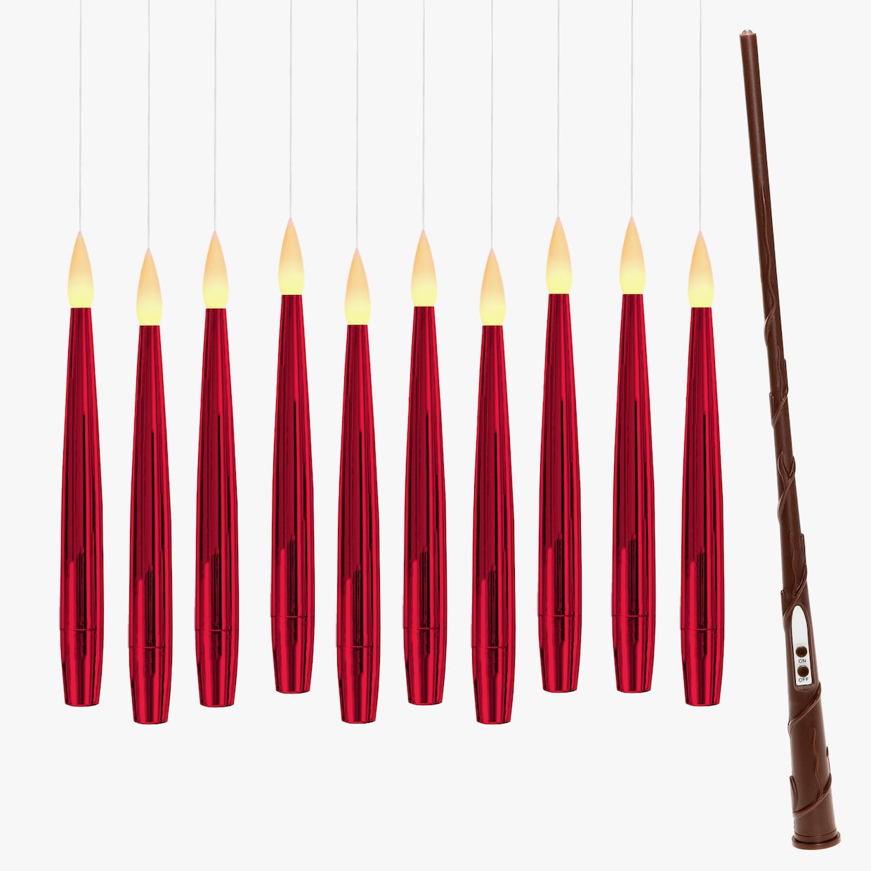 my home LED Dekolicht - chrom rot