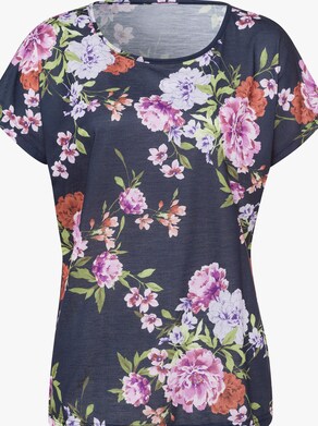 Shirt - marine-bedruckt