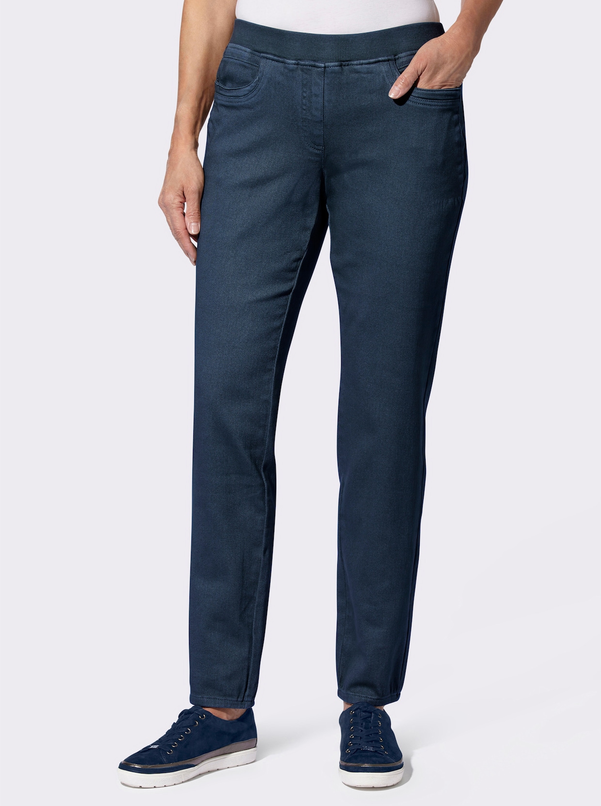 Thermo-Jeans - dunkelblau